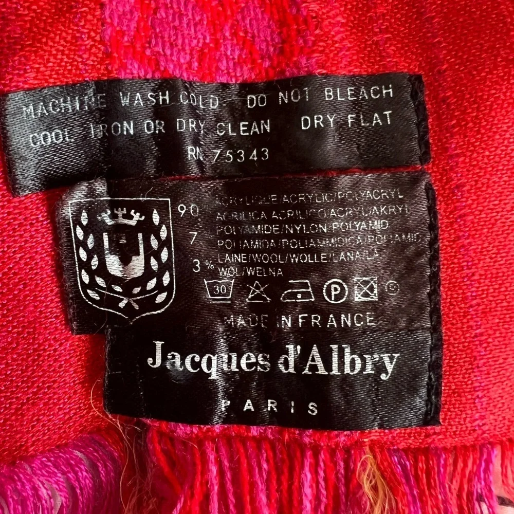 Jacques d’ Albry  Made in Paris Eyelash Scarf